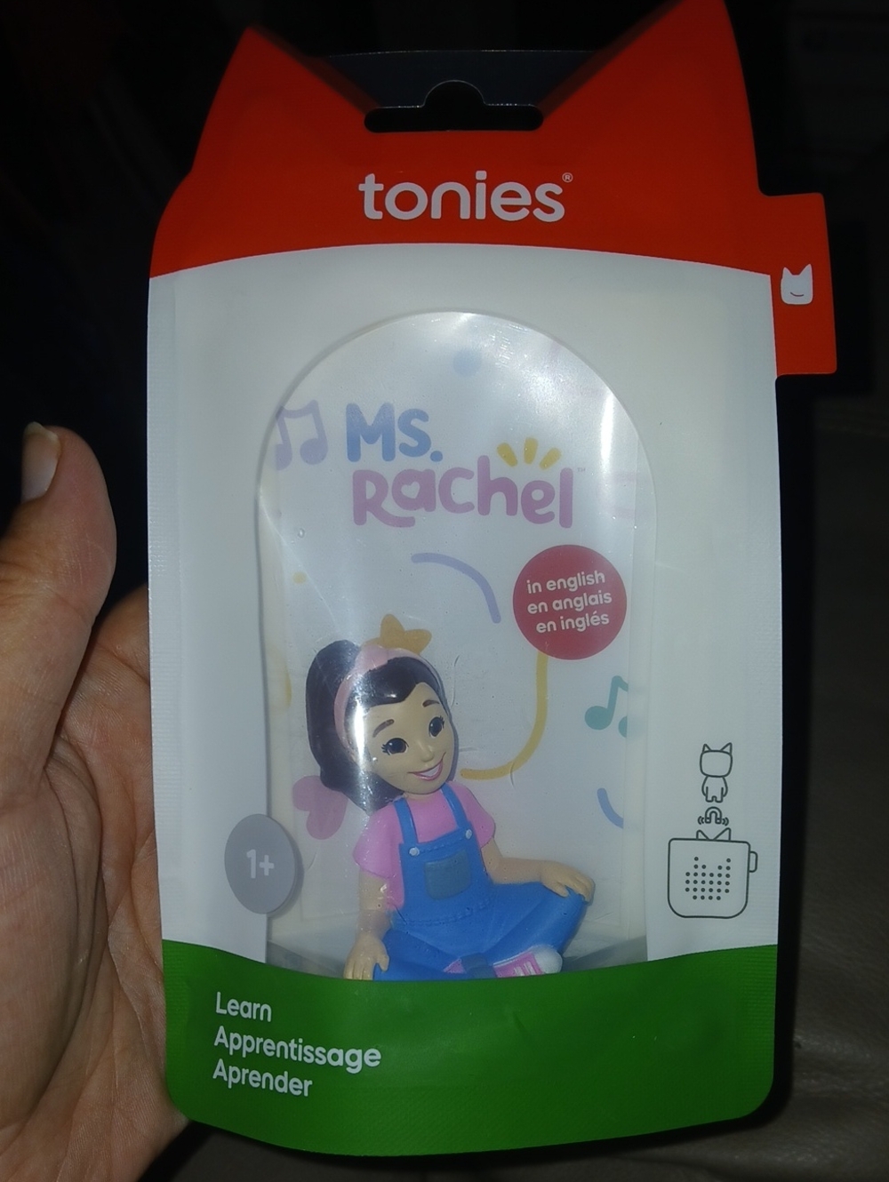 Tonies Ms. Rachel Figure Toy - Pink & Blue